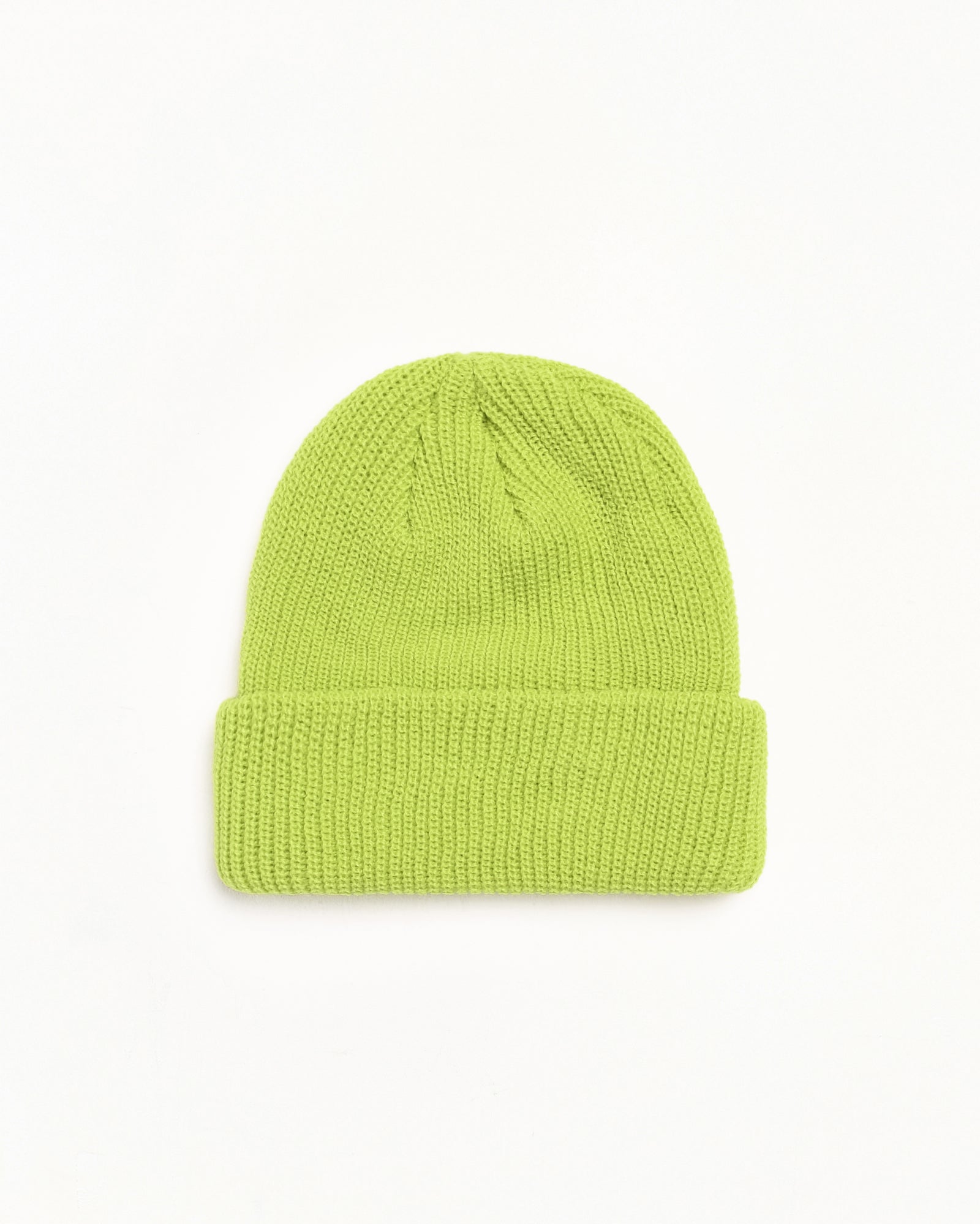 Basic Stüssy Cuff Beanie – Green Apple | Headwear | Stüssy Europe