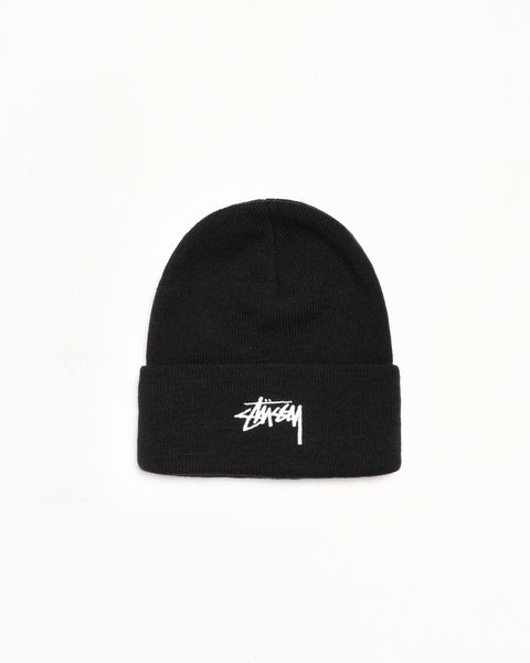 Stock Cuff Beanie Accessories In Black
