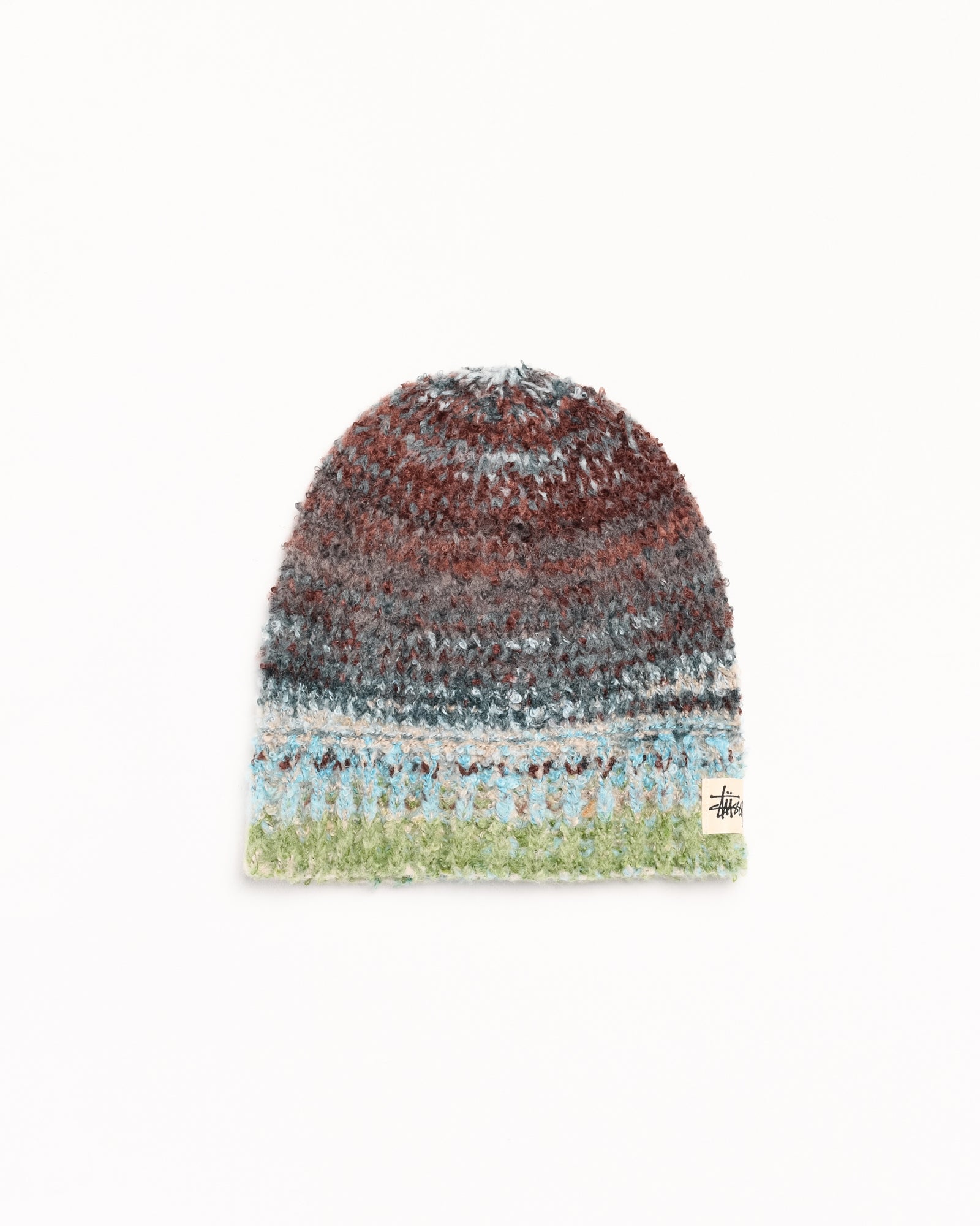 Skullcap Textured Yarn – Blue Multi | Headwear | Stüssy Europe