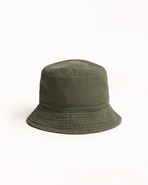 Reversible Stock Bucket Hat Copricapo nel colore Nero/Oliva