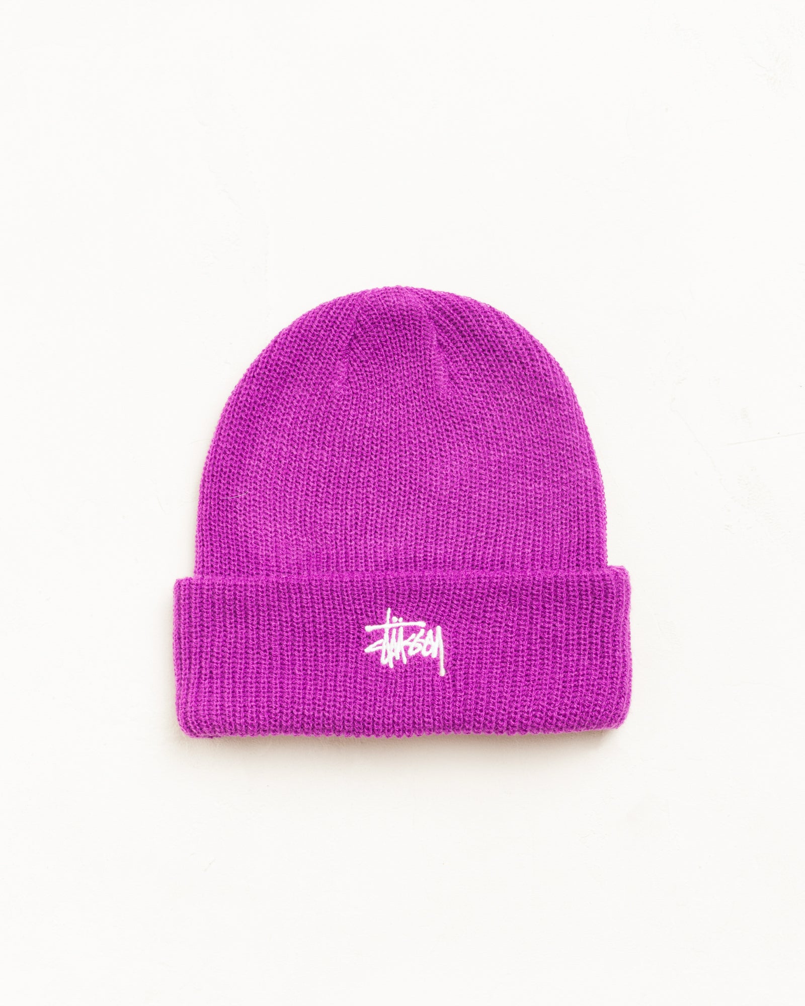 Basic Cuff Beanie Unisex In Violet