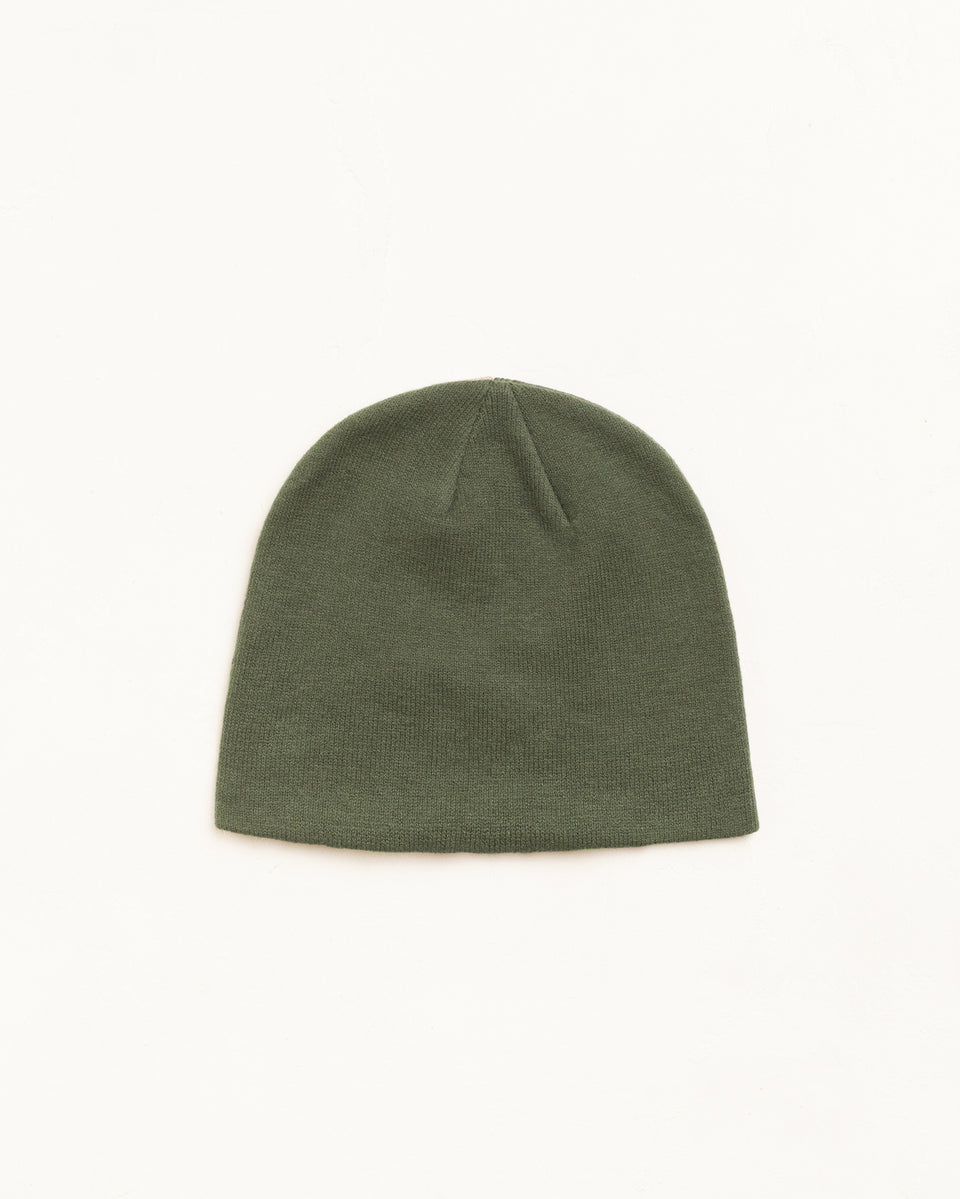 Double Stripe Skullcap Unisex In Olive