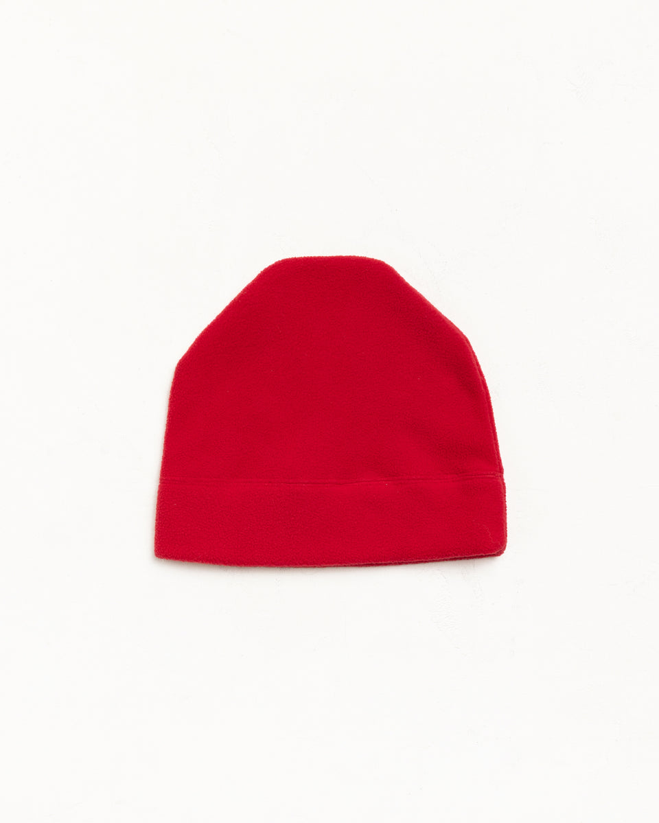 Oval Fleece Skullcap Unisex In Red