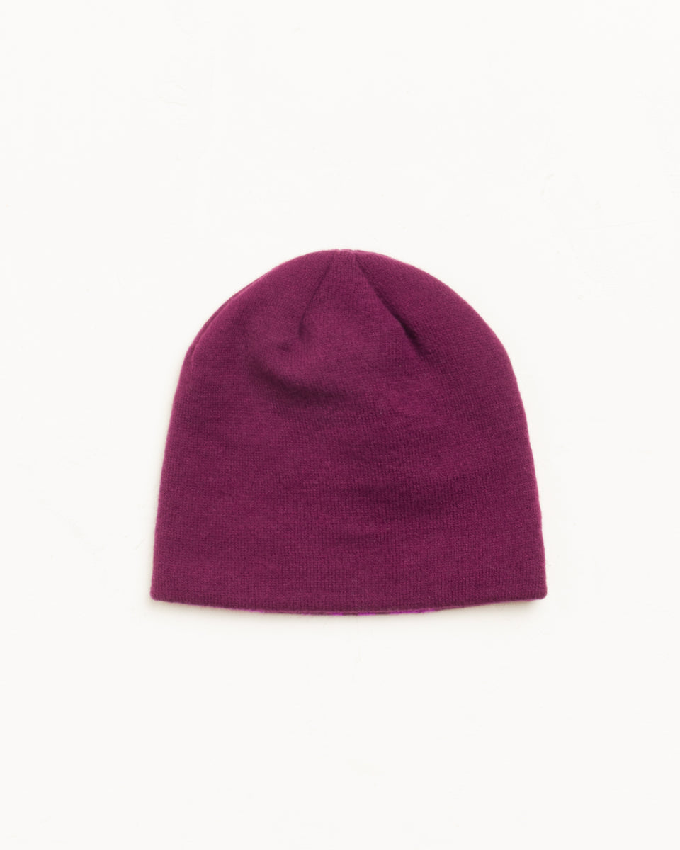 Brushed Out Basic Skullcap Unisex In Plum