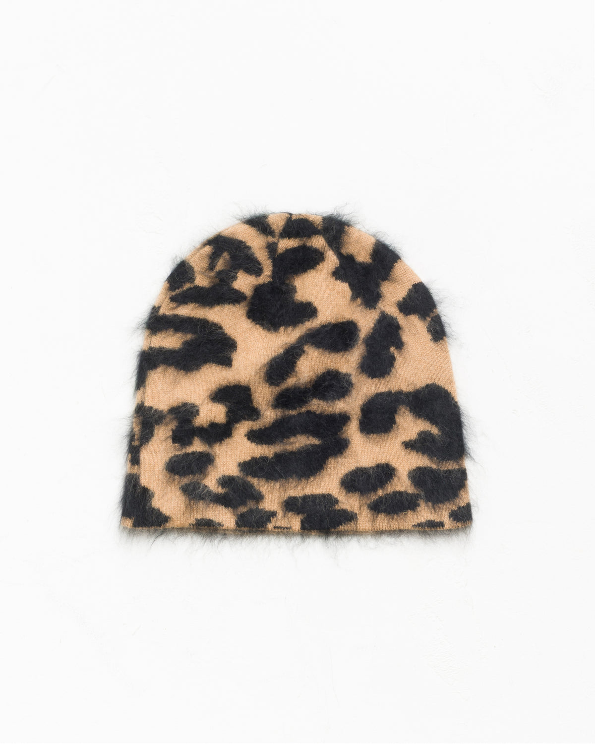 Cashmere Leopard Skullcap Unisex In Caramel