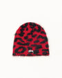 CASHMERE LEOPARD SKULLCAP