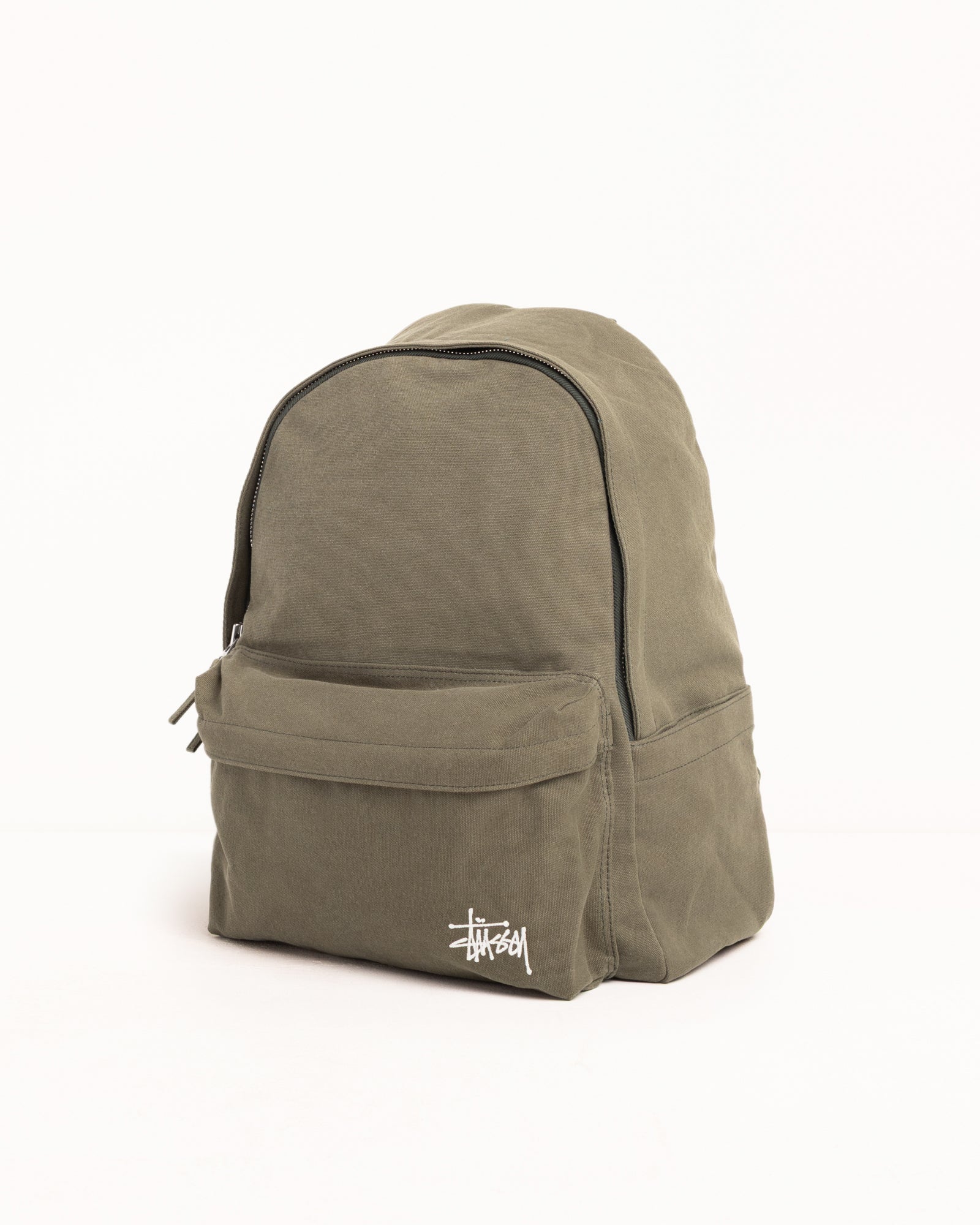 Canvas Backpack – Green | Accessories | Stüssy Europe