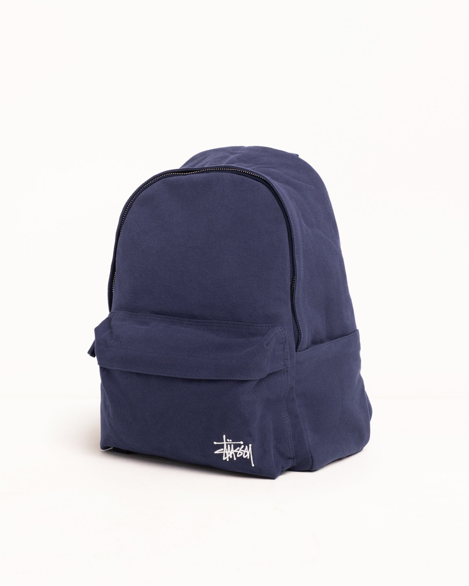 stussy ロゴ バックパック リュック　ネイビー Canvas Backpack – Navy | Accessories | Stüssy Europe