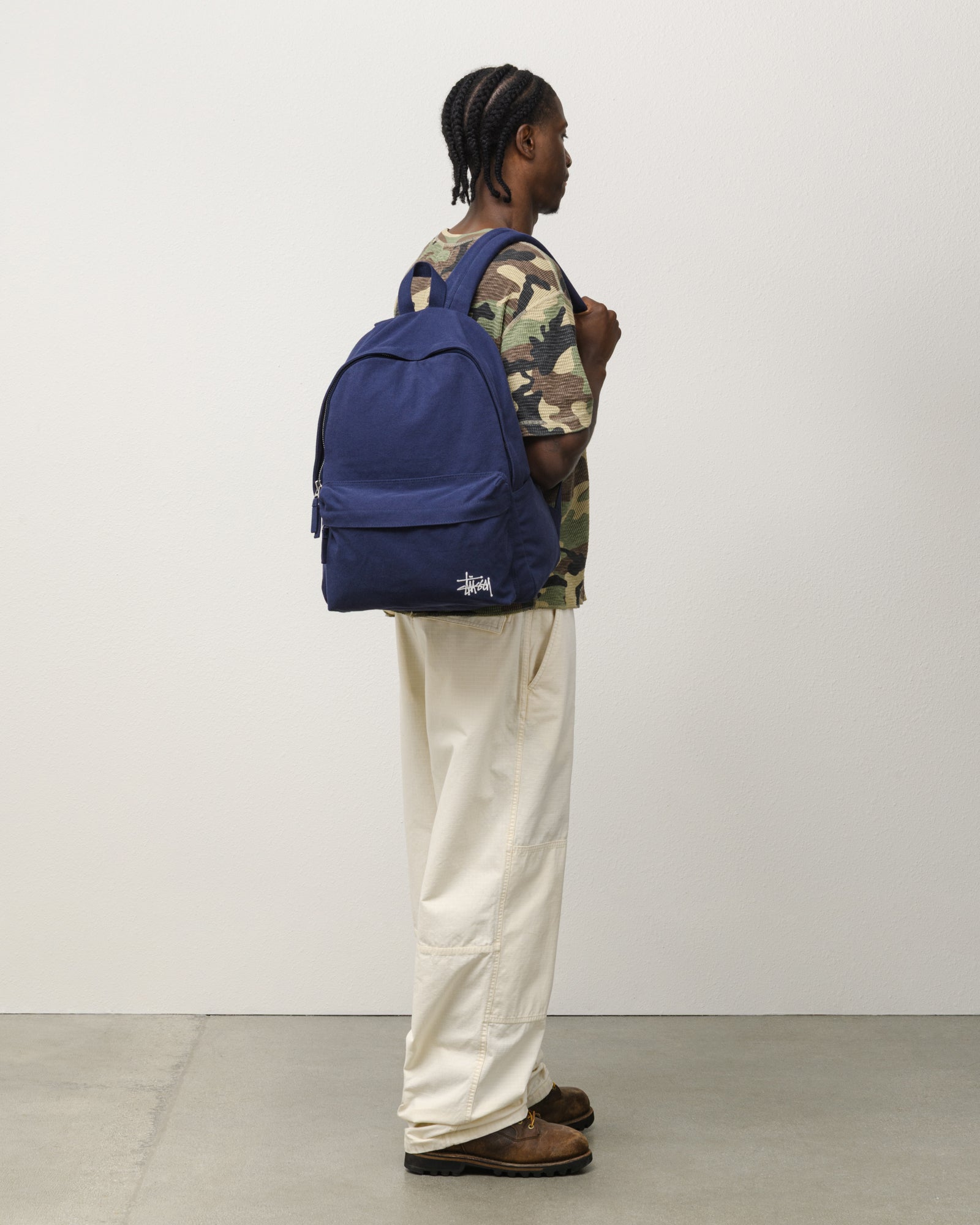 Canvas Backpack Accessories In Navy