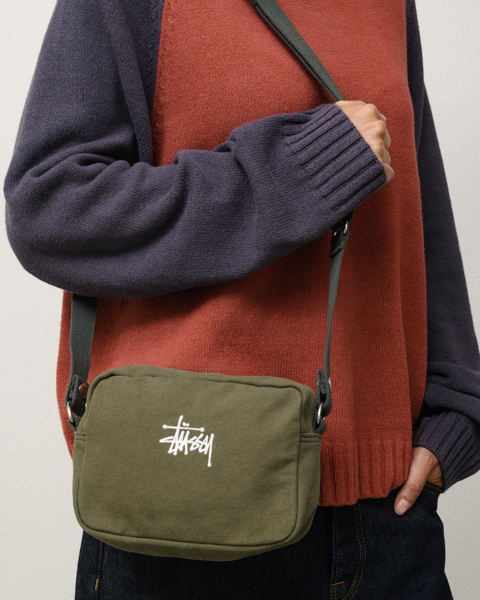 Canvas Pouch – Green | Accessories | Stüssy Europe