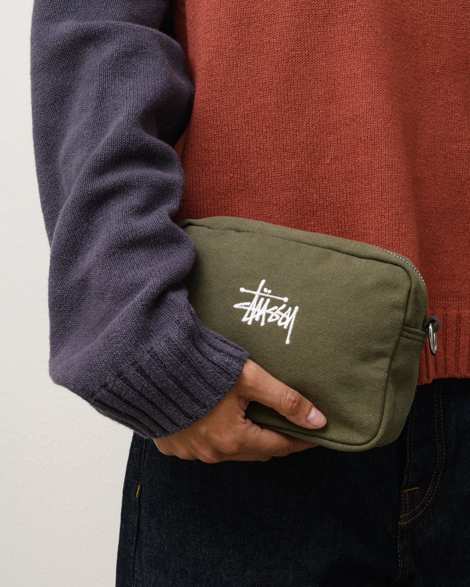 Canvas Pouch – Green | Accessories | Stüssy Europe