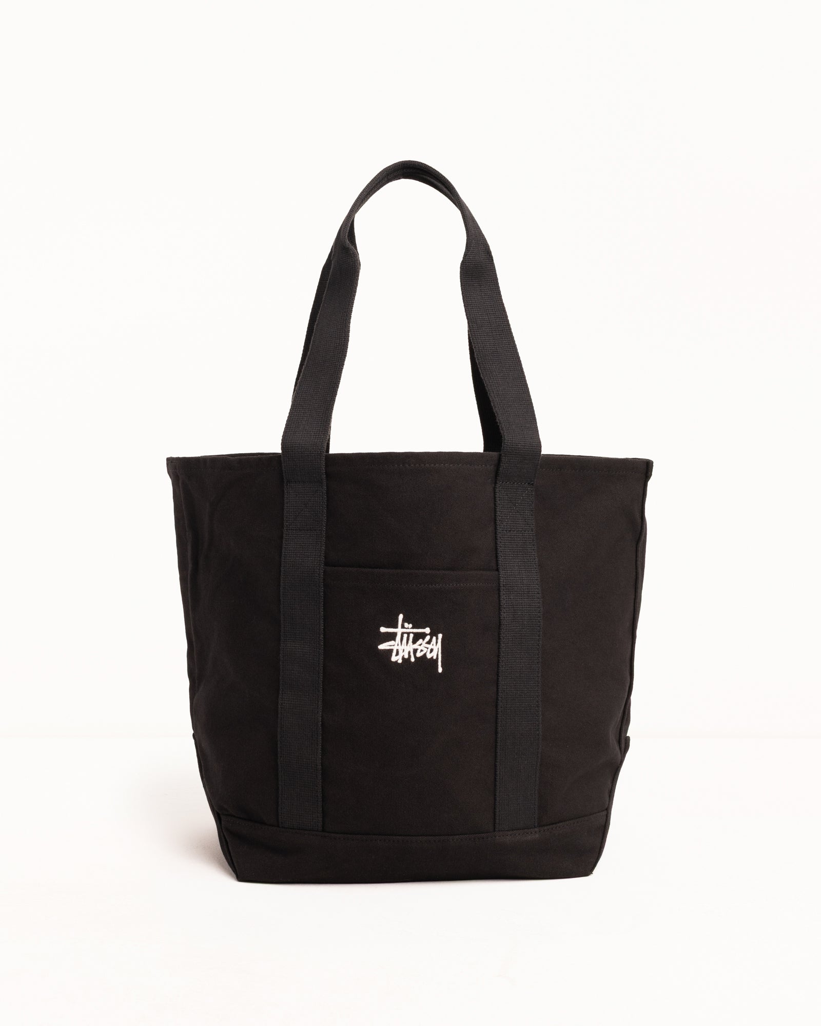 Canvas Market Tote – Black | Accesorios | Stüssy Europa – Stüssy