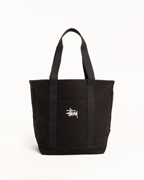 Canvas Market Tote Bag Accessories In Black