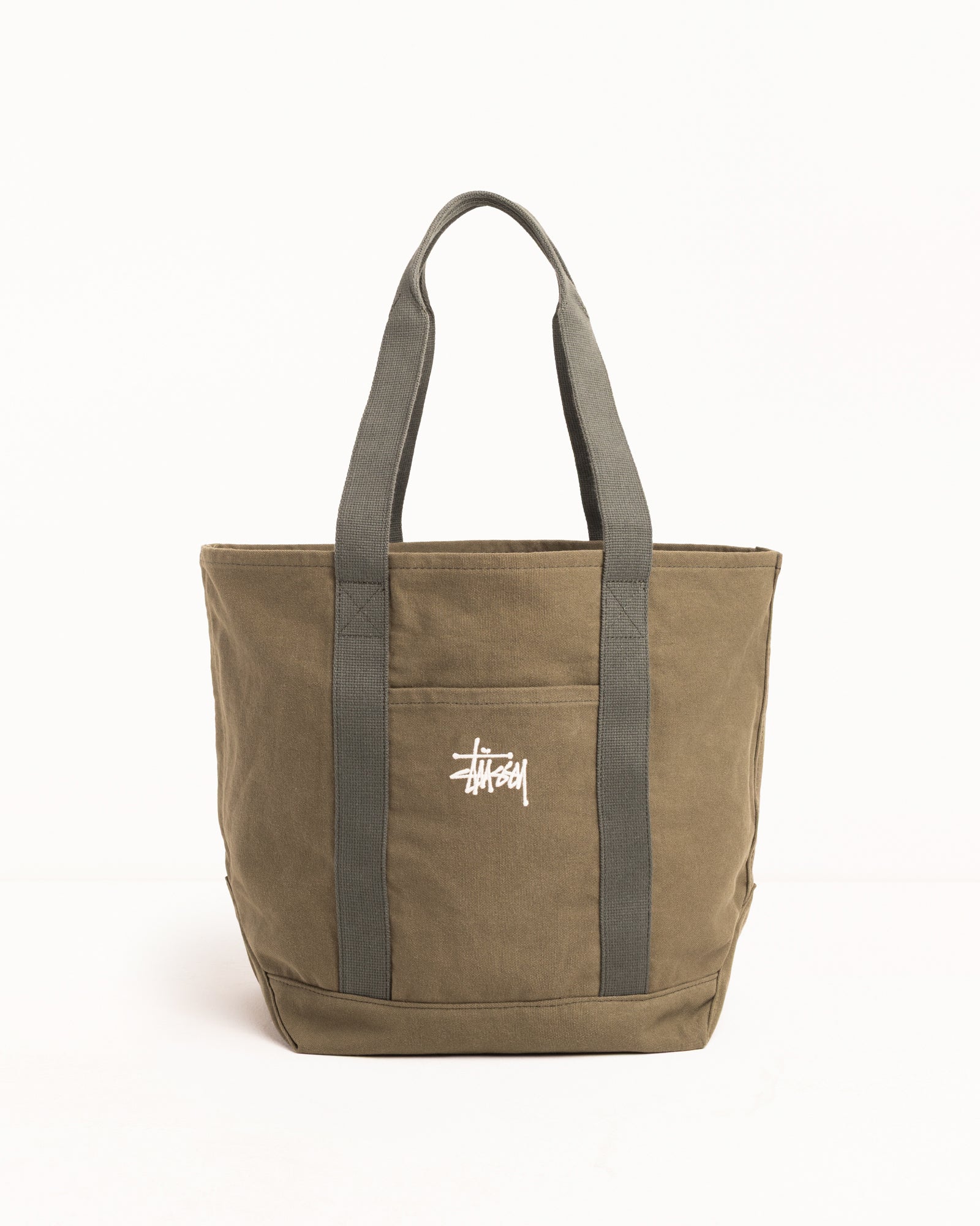 Canvas Market Tote – Green | Accessories | Stüssy Europe