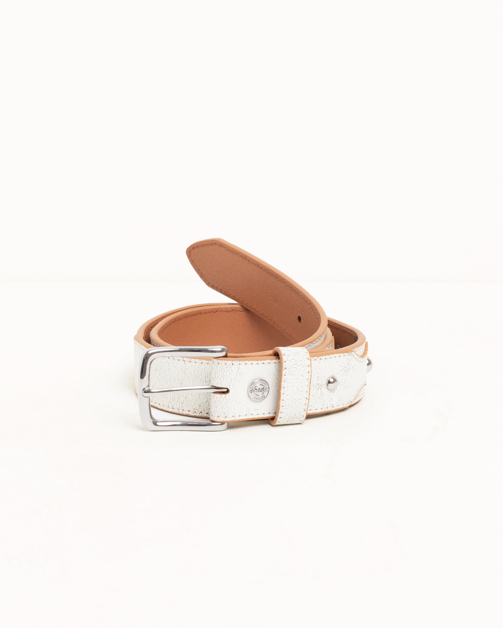 Rodeo Dress Belt Accessories In Bone Crackle