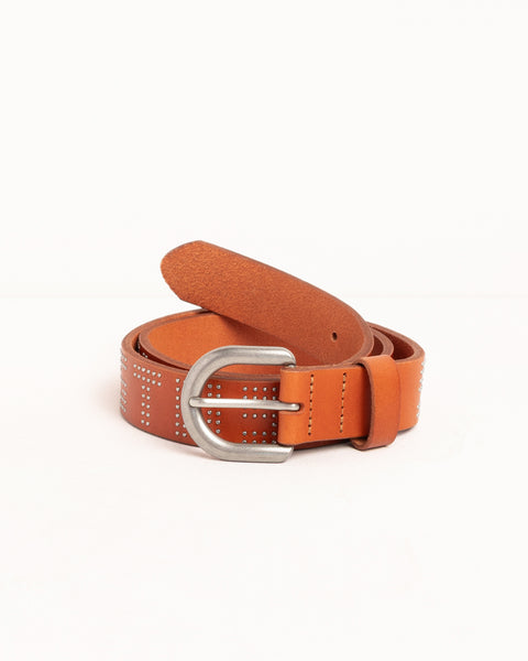 Stud Letter Belt – Worn Tan | Accessories | Stüssy Europe