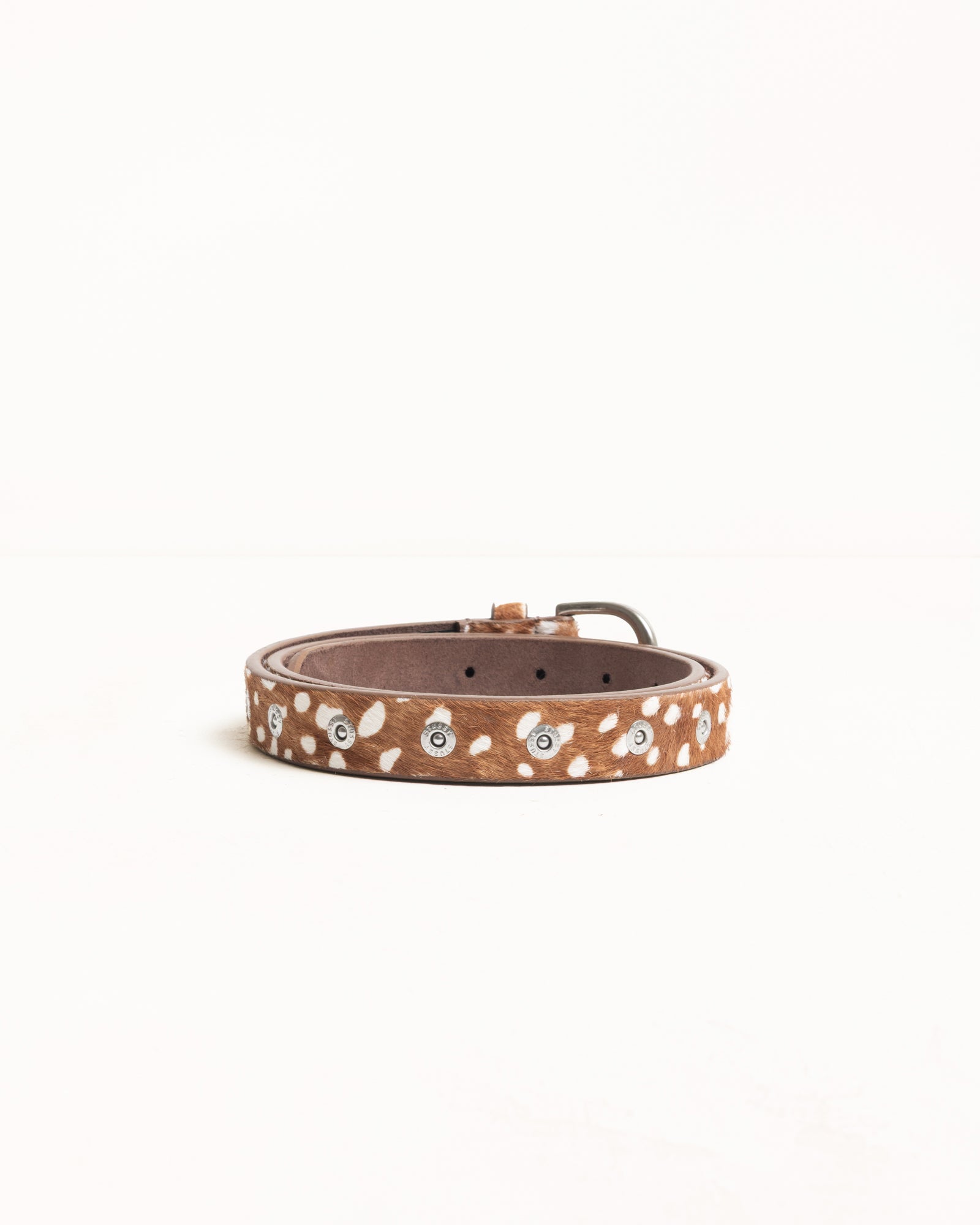 Rivet Stud Belt – Hairy Deer Pattern | Accessories | Stüssy Europe