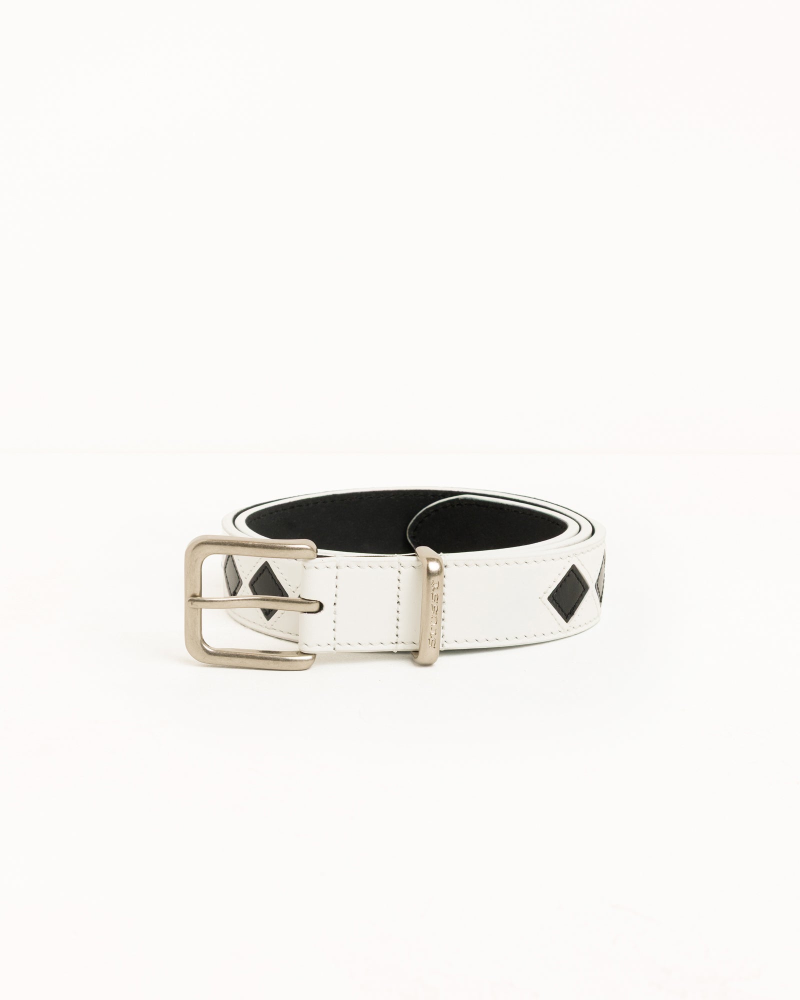 Leather Argyle Belt Unisex In Bone | hero:main:collection:new-arrivals,shirts,tops-shirts,all,tees,outerwear,denim,knits,accessories,sunglasses,hoodies,sweats,mens-hoodies-sweatshirts,shorts,pants,bottoms,crew-sweats,zip-ups,swim,sweatpants,graphics,lazy-tees,swim,basic-9twenty,button-ups,shorts,cargos,denim-jeans,bottoms,bags,belts,wearables,gear,footwear,button-ups,basic-tops,jerseys,big-ol,classics,slim,jackets,all, | product-card-slider