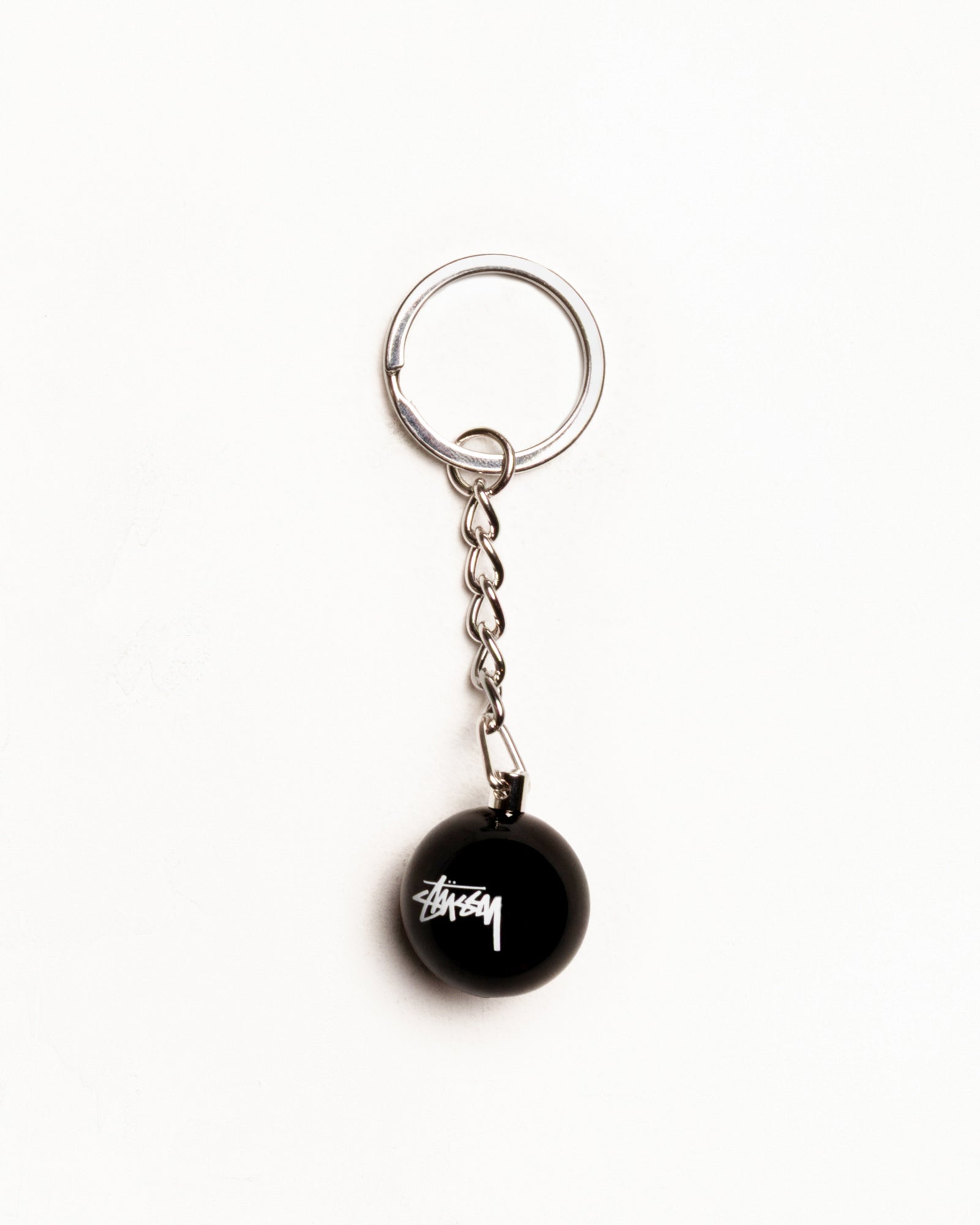 8 Ball Keychain – Black | Accessories | Stüssy Europe