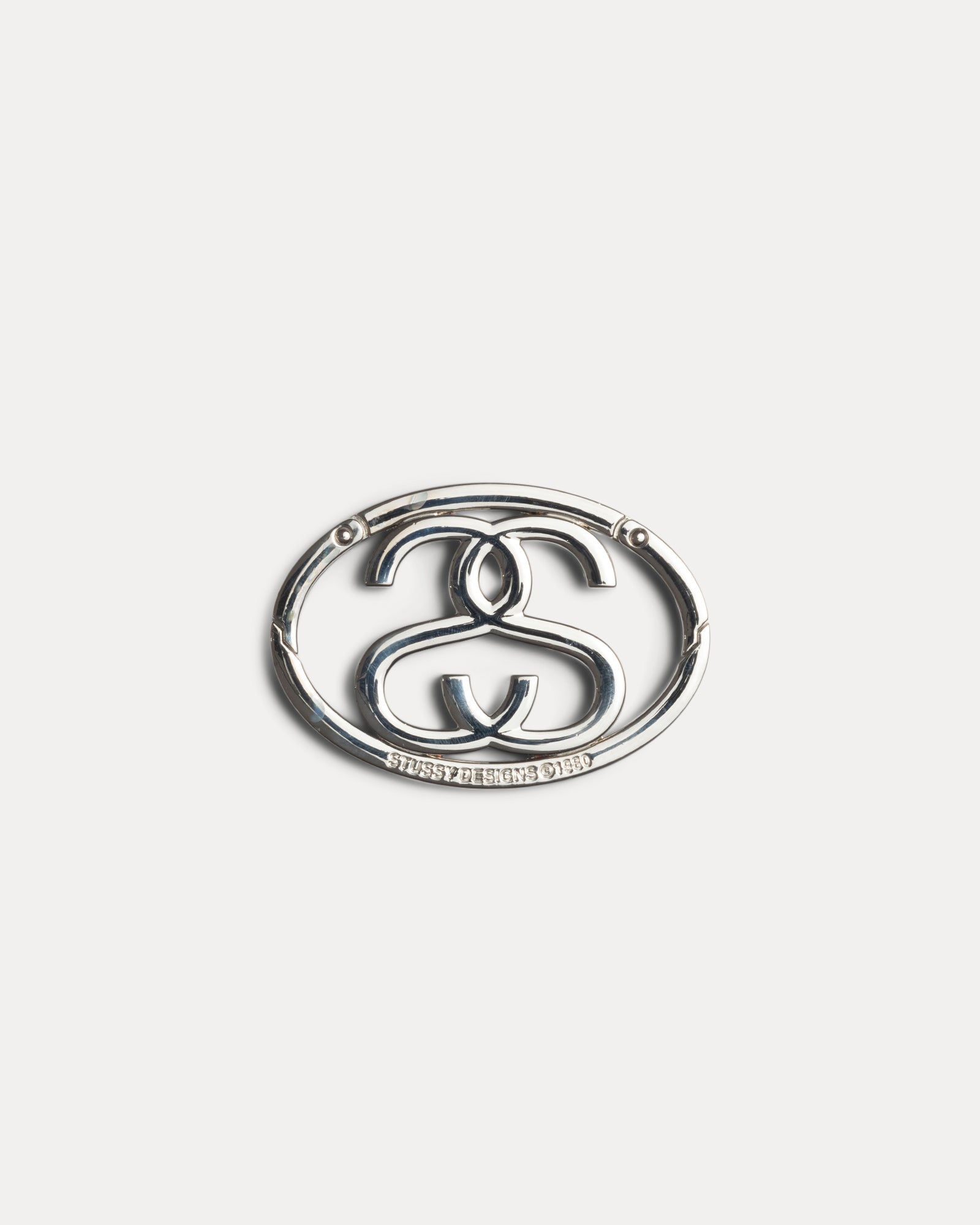 Ss-link Carabiner Unisex In Silver