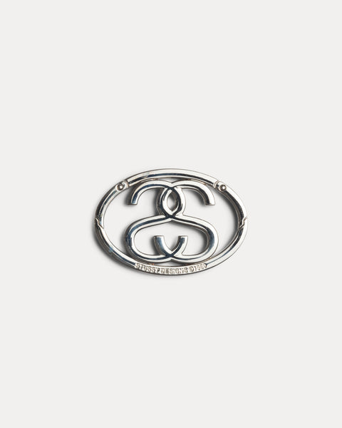 Ss-link Carabiner Unisex In Silver