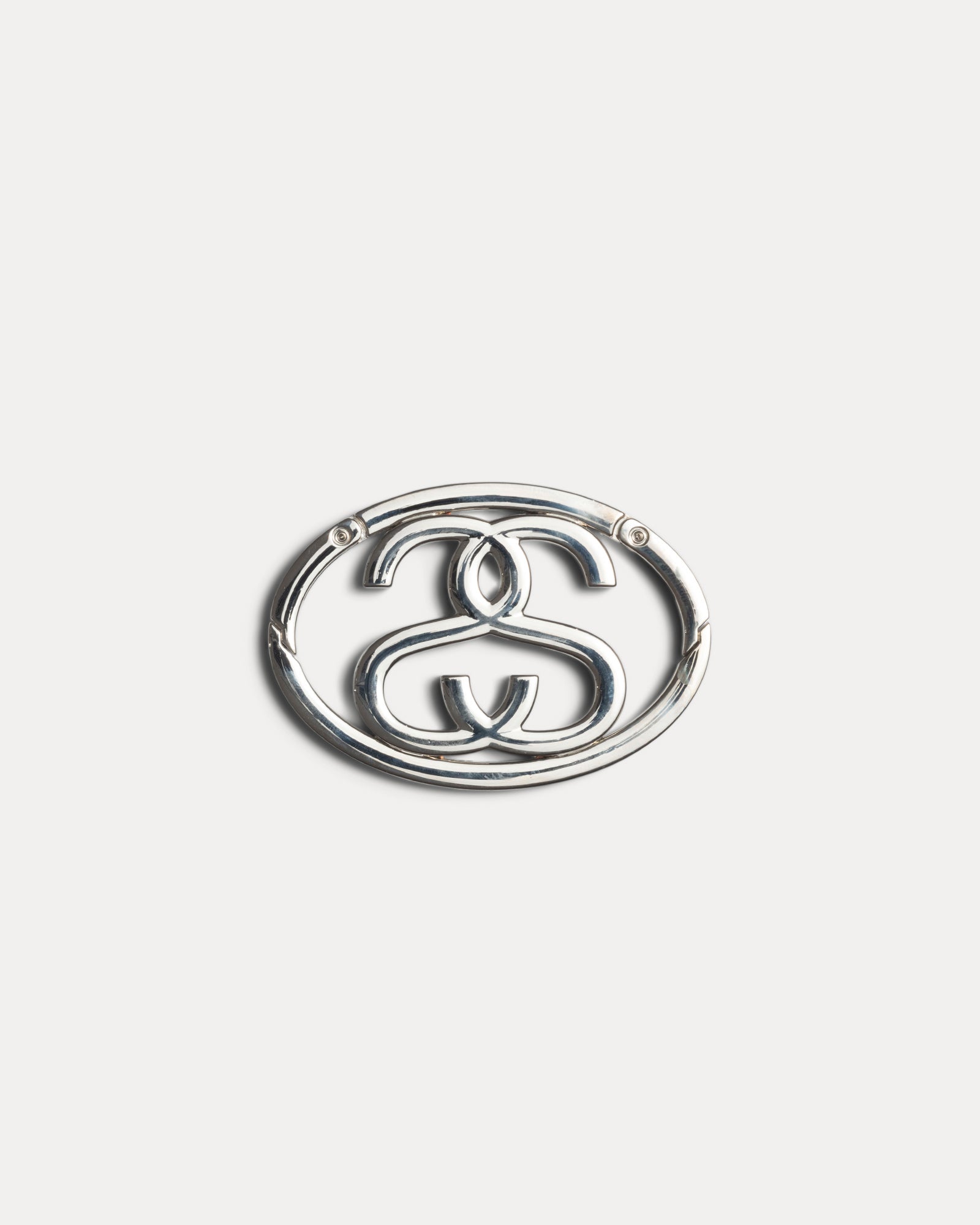 Ss-link Carabiner Unisex In Silver