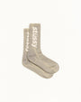 WASHED HELVETICA CREW SOCK
