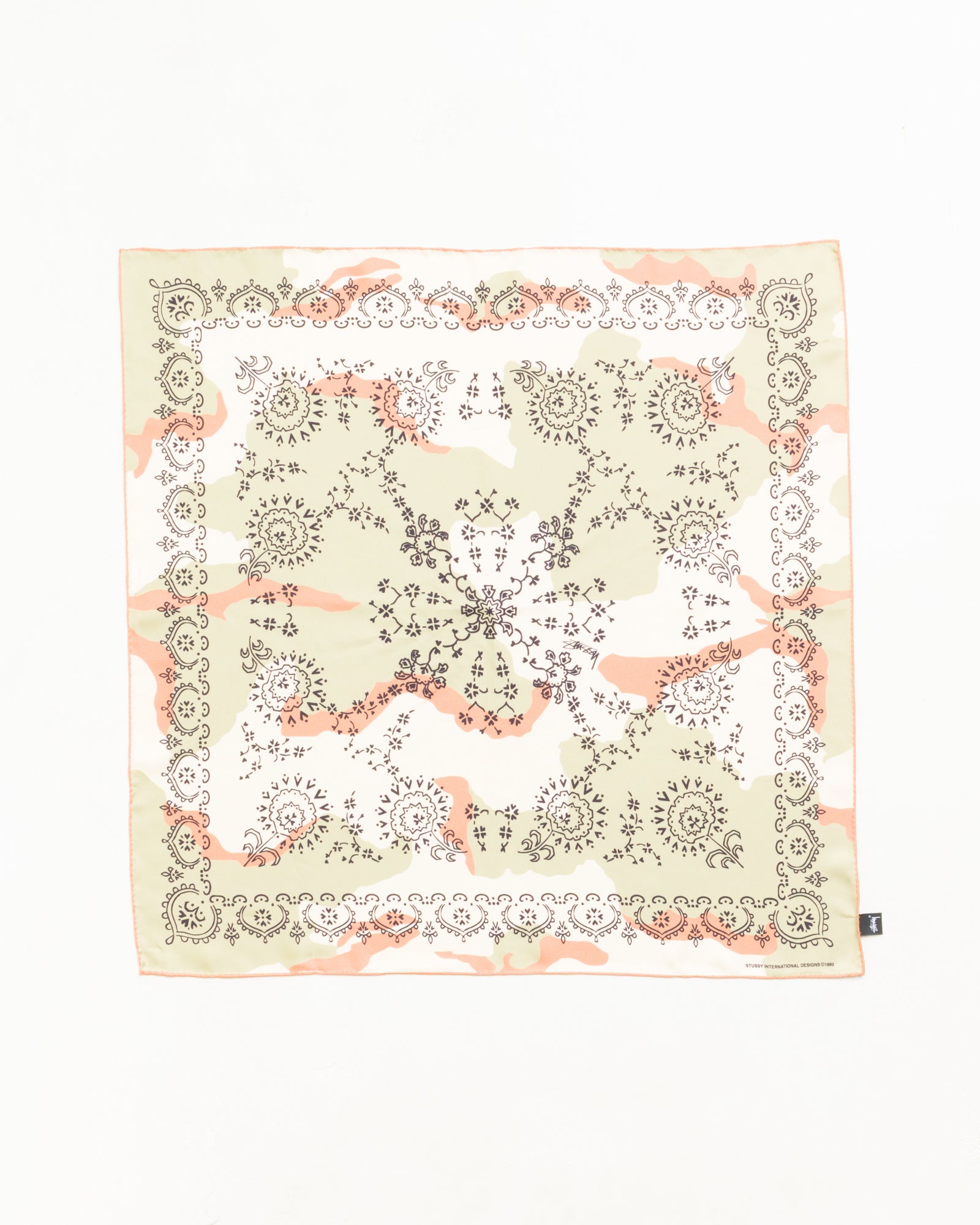 Pattern Silk Bandana Unisex In Camo