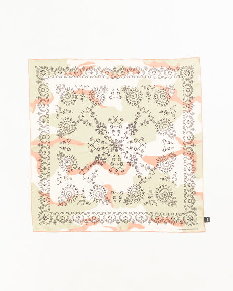 Pattern Silk Bandana Unisex In Camo