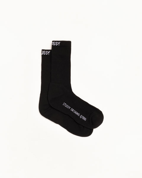 Athletic Crew Sock Accessories In Black
