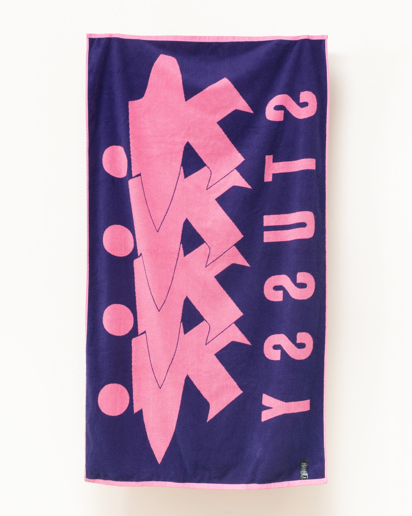 Surfman Beach Towel – Pink | Beach Accessories | Stüssy