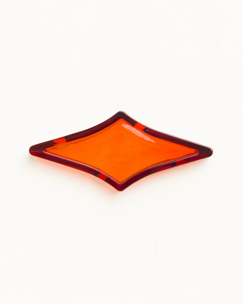 Surf Diamond Ashtray Unisex In Amber