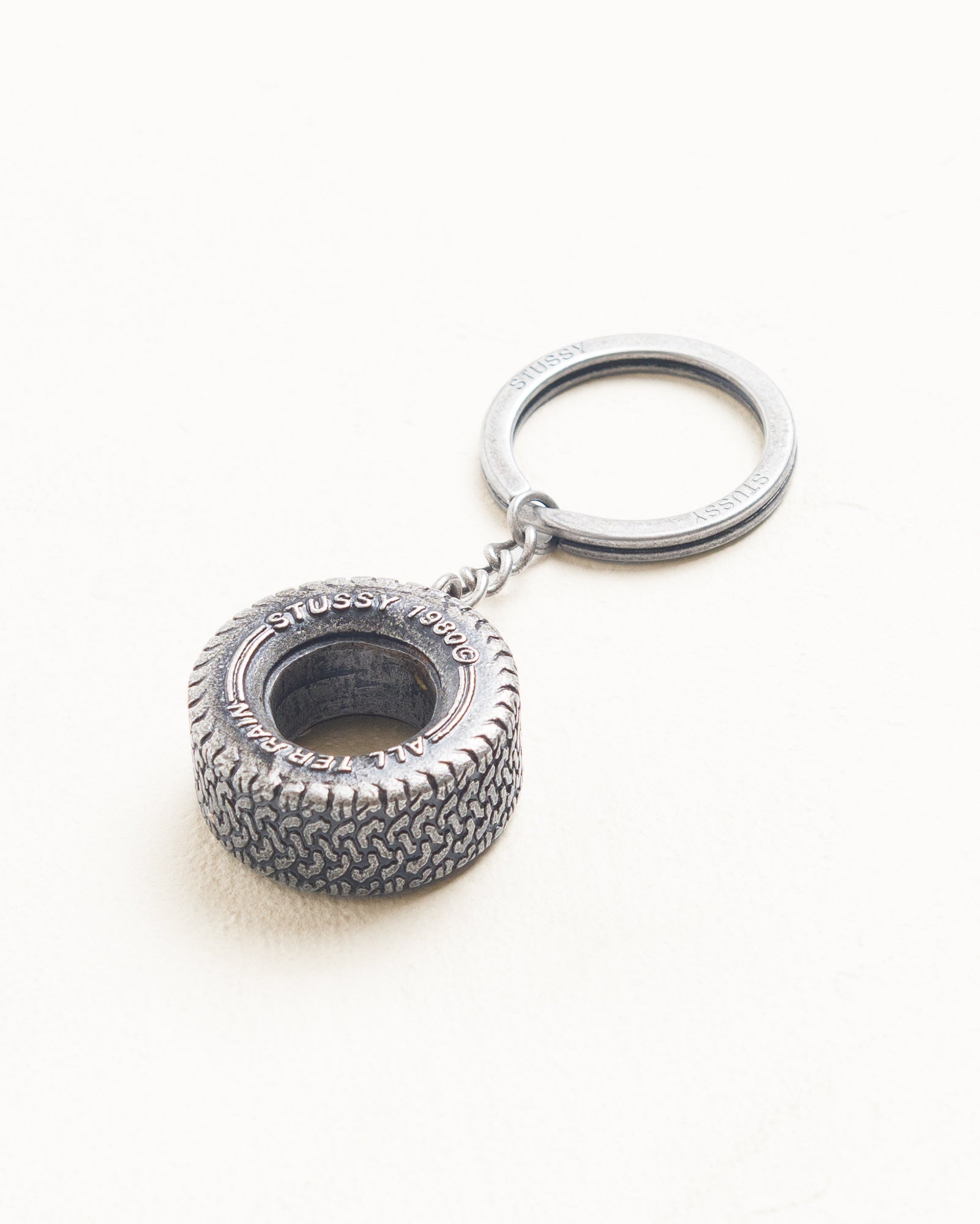 Tire Keychain – Silver | Accessories | Stüssy Europe