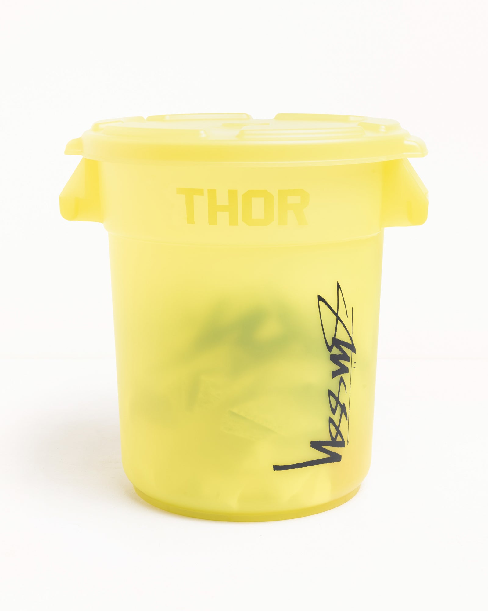 STUSSY × THOR STORAGE ROUND BIN Livin' Thor Storage Round Bin 23L – Yellow | Accessories | Stüssy Europe