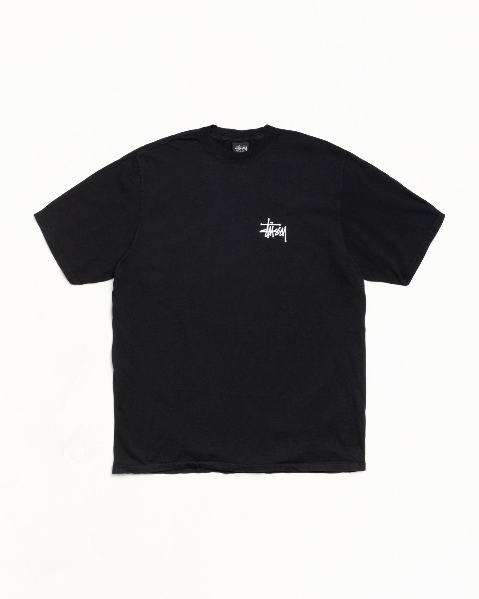 Basic Stussy Tee Mens Short Sleeve In Blac
