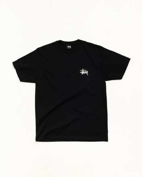 Basic Stussy Tee Unisex Short Sleeve In Black