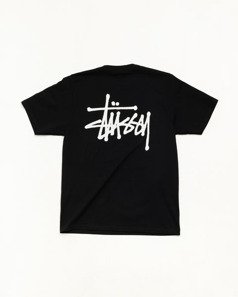 Basic Stussy Tee Unisex Short Sleeve In Black