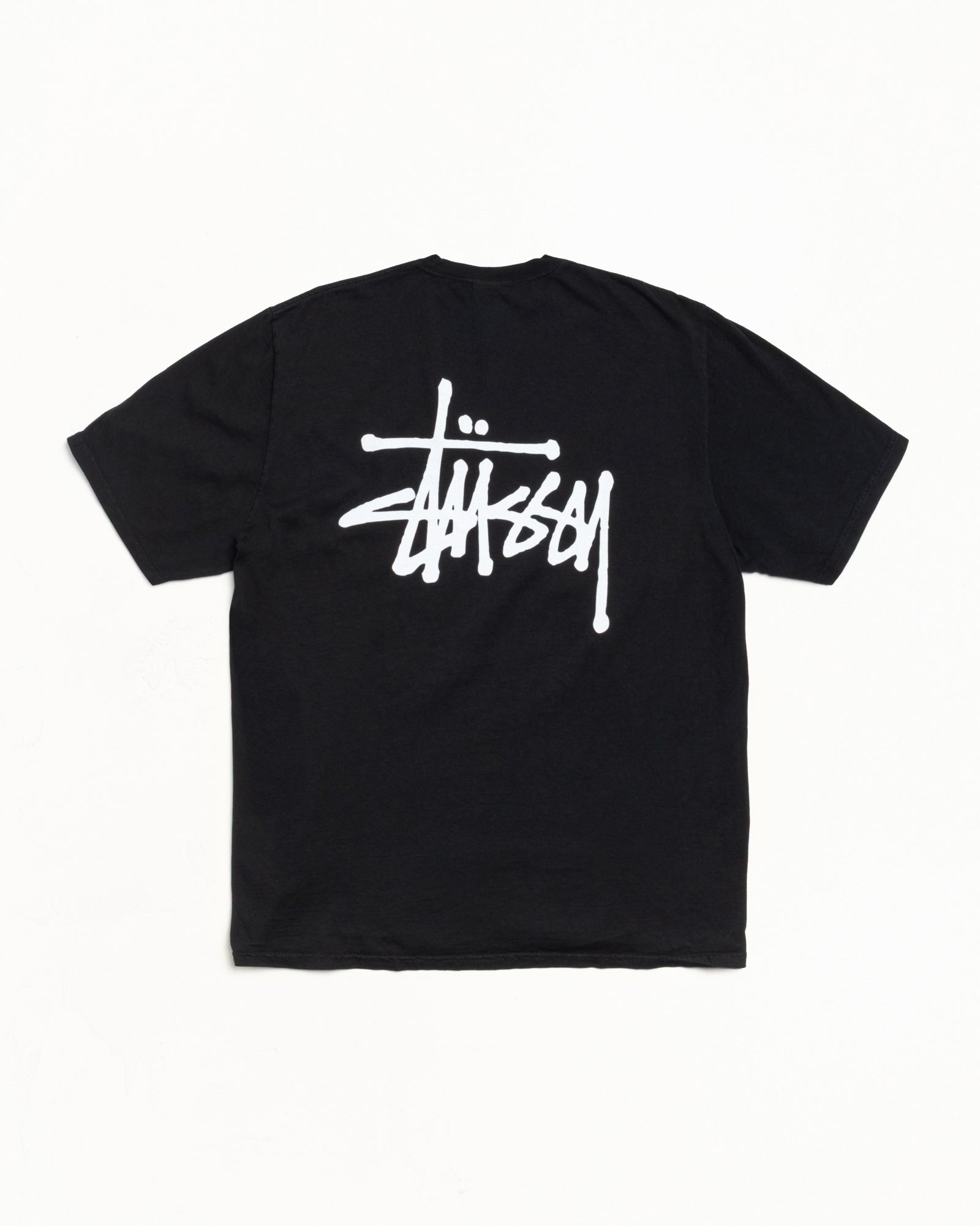 Basic Stussy Tee Mens Short Sleeve In Blackk