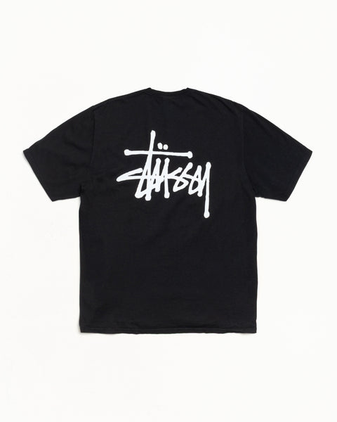 Basic Stussy Tee Mens Short Sleeve In Blackk