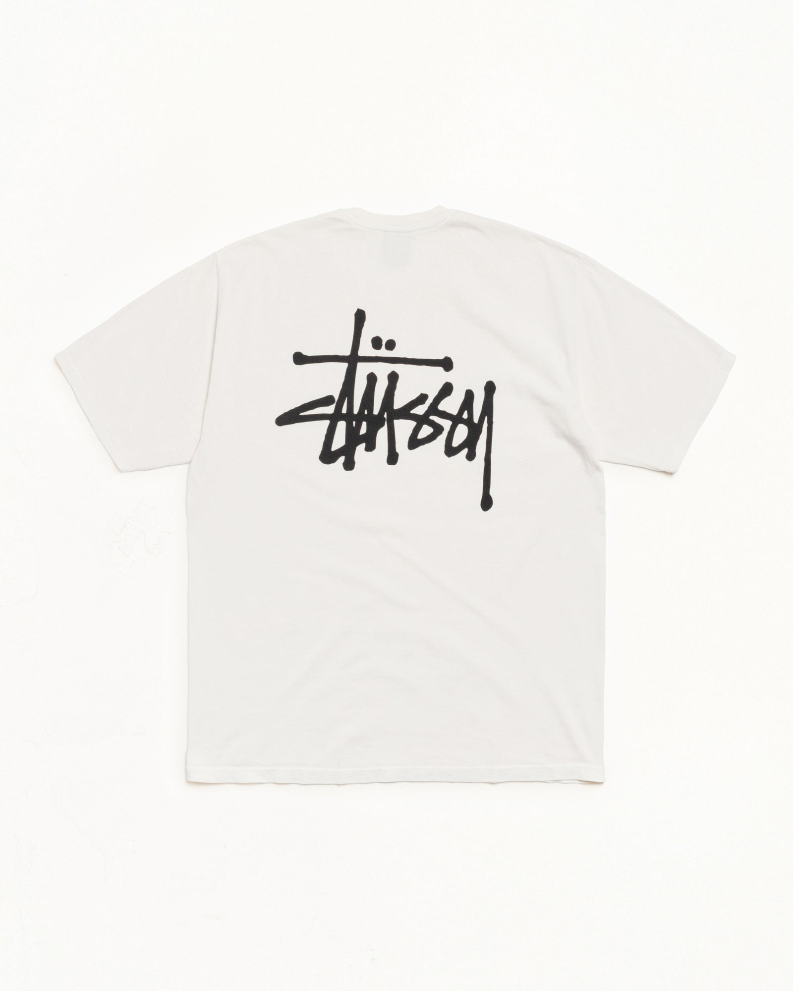 Basic Stüssy Tee Pigment Dyed – Natural | Tee & Sweats | Stüssy Europe