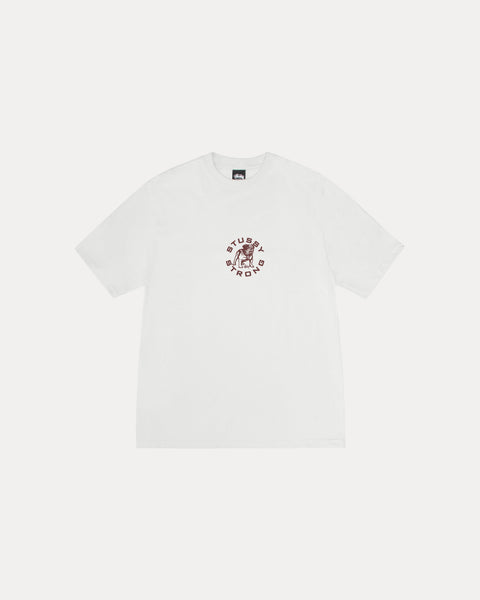 Tシャツ・カットソー STUSSY STRONG MAC TEE PIGMENT DYED 5FT1228 Strong Mac Tee Pigment Dyed – Natural | Tees | Stüssy Europe