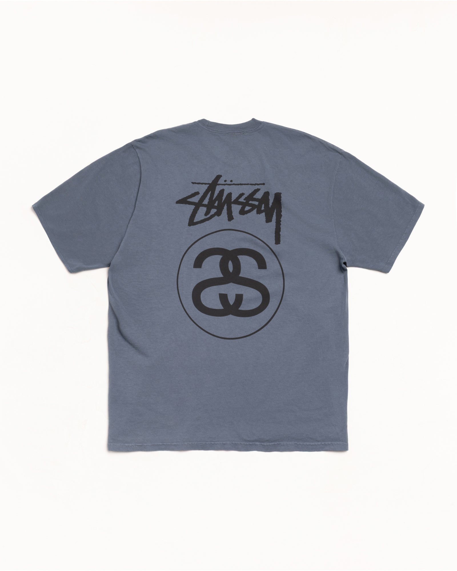 Stock Link Tee Pigment Dyed – Navy | Tees | Stüssy Europe
