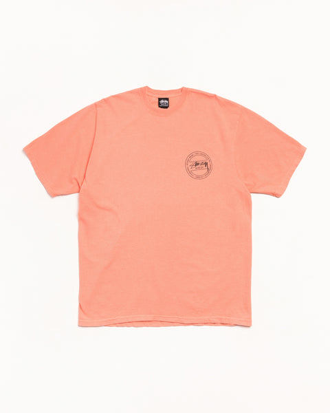 Stussy Wear Pig. Dyed Tee Mens Short Sleeve In Sherbert