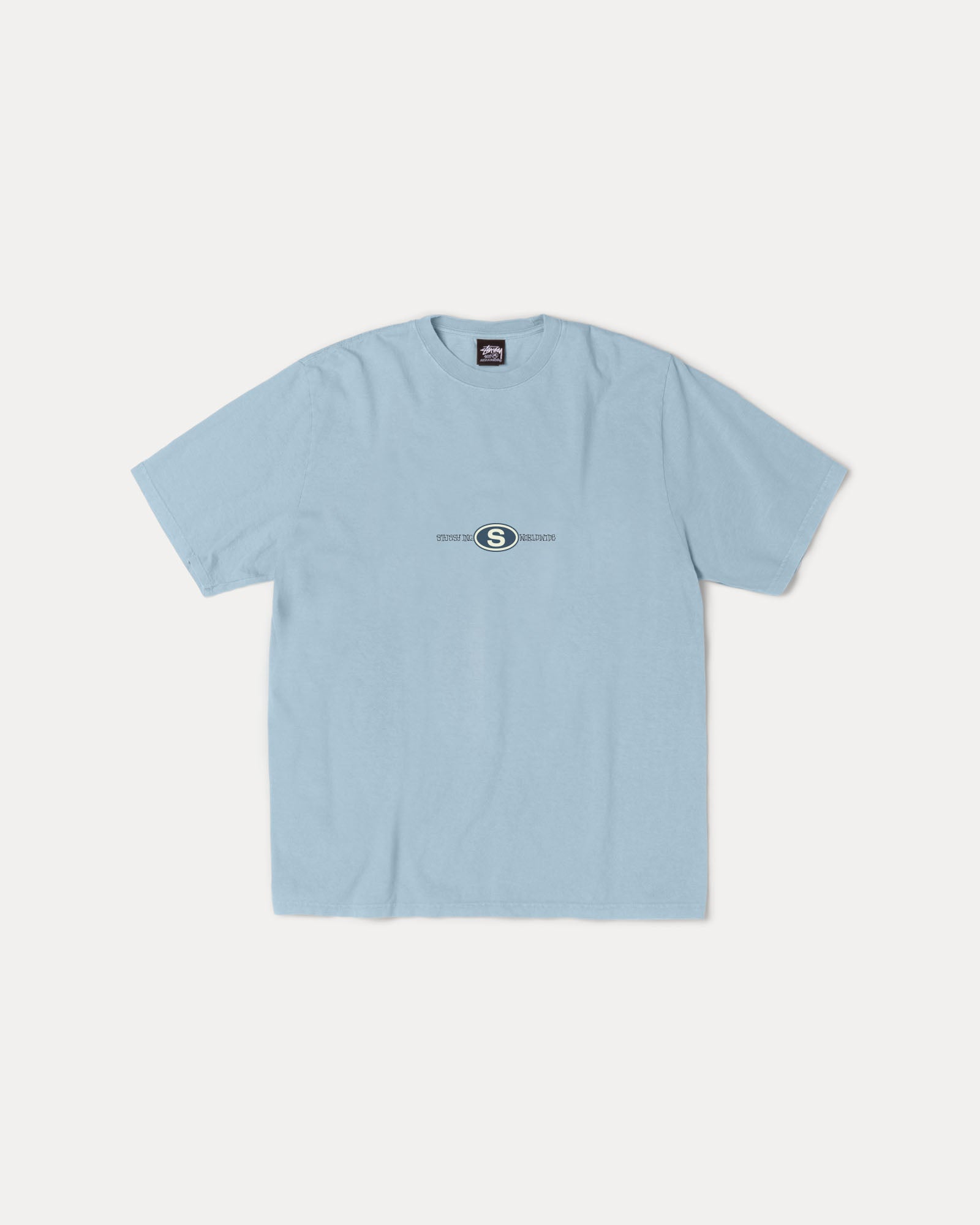 Worldwide Dot Tee Mens Short Sleeve In Slate