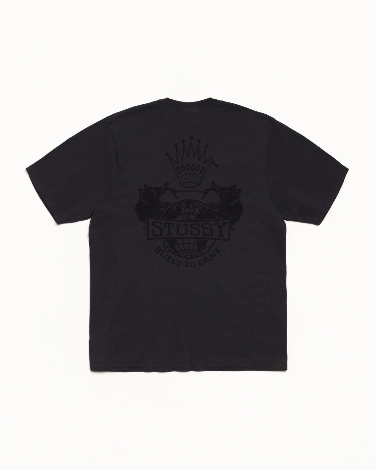 Built To Last Tee Pigment Dyed – Faded Black | Tees | Stüssy Europe