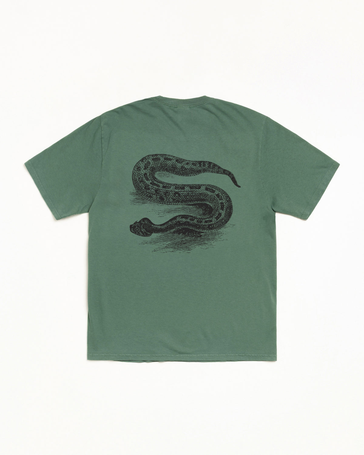 Serpent Tee Pigment Dyed – Pine | Tees | Stüssy Europe
