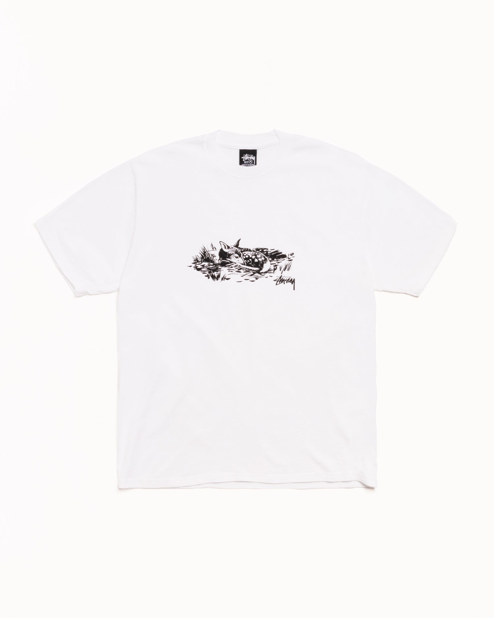 Fawn Tee Mens Short Sleeve In White