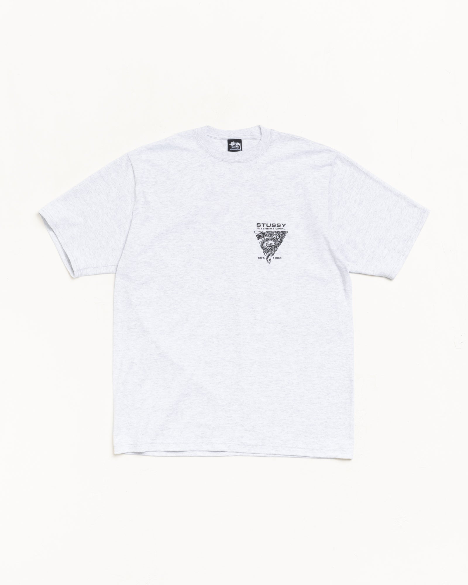 Dragon Tee Mens Short Sleeve In Ash Heather