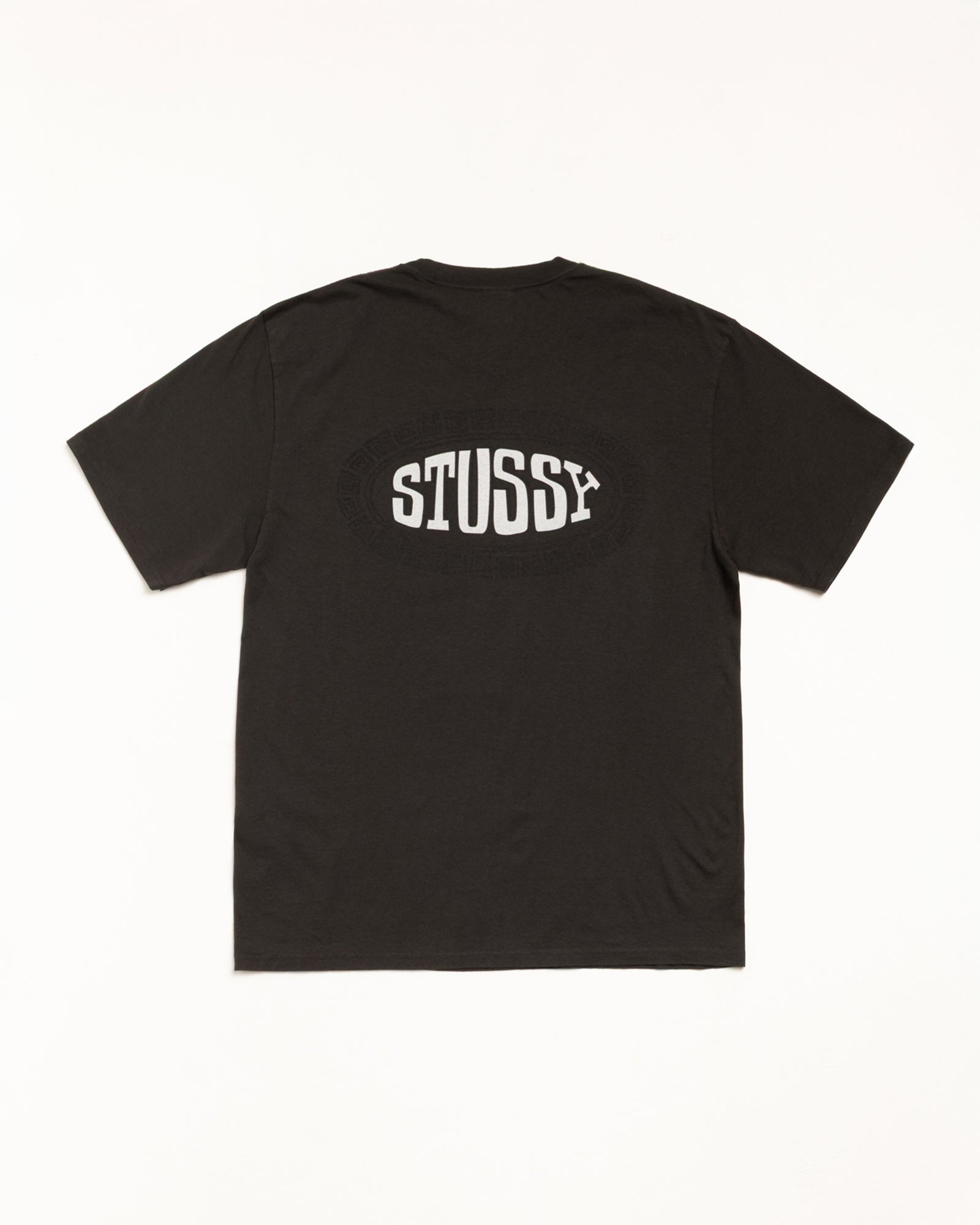 Tile Oval Tee Pigment Dyed – Faded Black | Tees | Stüssy Europe