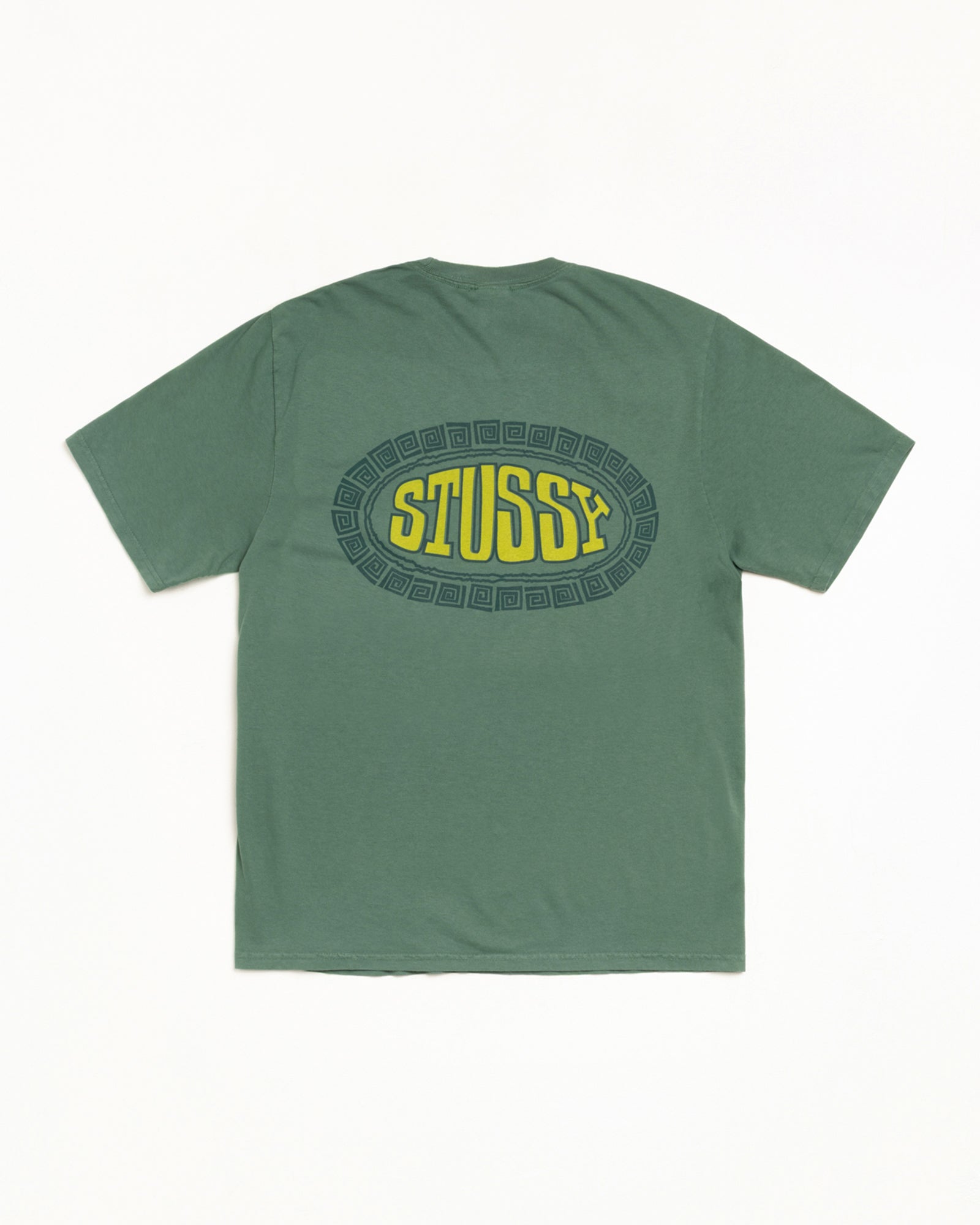 Tile Oval Tee Pigment Dyed – Pine | Tees | Stüssy Europe